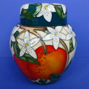 Moorcroft Ginger Jar - Oranges and Blossom By Rachel Bishop