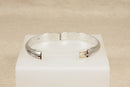 Vintage Silver Hinged Bangle