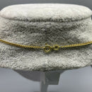 Sterling silver and peridot necklace