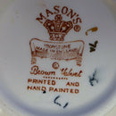 Masons Ironstone - Brown Velvet Covered Sugar Bowl