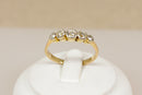 Classic 18ct Gold Graduated Five Stone Old Cut Diamond Ring – 0.45ct