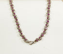 Silver & Amethyst Crystal Necklace