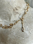 Vintage Grosse 1958 (Dior Designer) Gold Plate Laurel Wreath Style Necklace