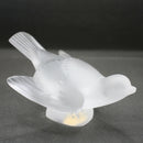 Lalique angry sparrow paperweight