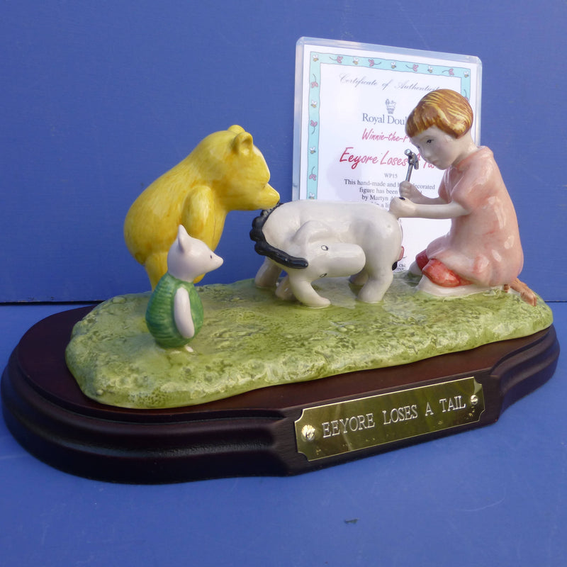 Royal Doulton Winnie the Pooh Limited Edition Figurine - Eeyore Loses a Tail