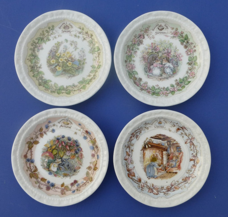 Royal Doulton Set of Four Coasters - Spring, Summer, Autumn and Winter