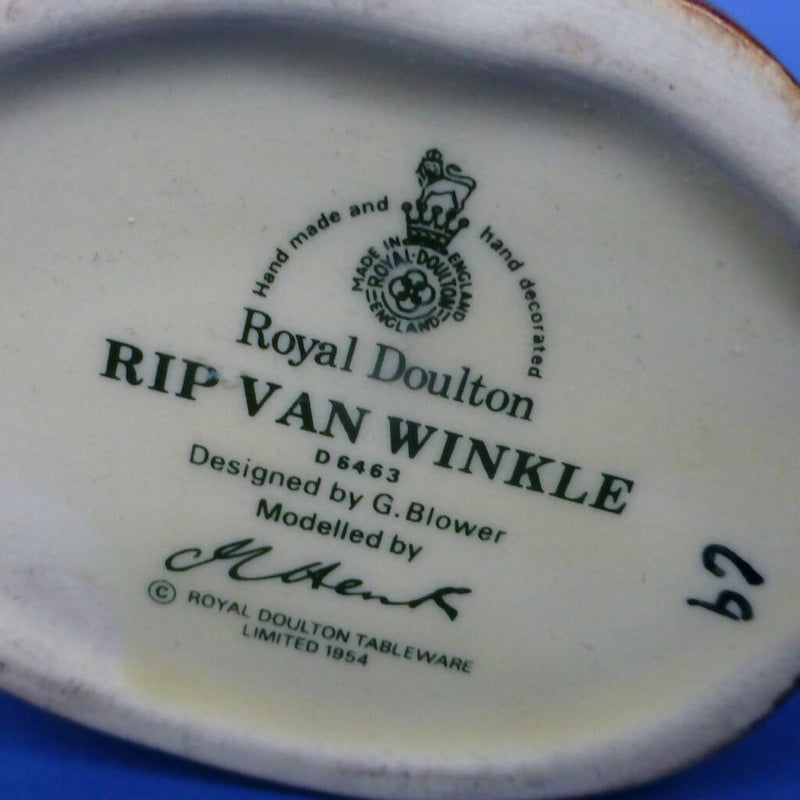 Royal Doulton Small Character Jug - Rip Van Winkle D6463
