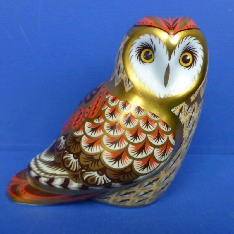 Royal Crown Derby Paperweight - Short Eared Owl