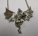 Silver Dragon Necklace 15 1/2 Inches