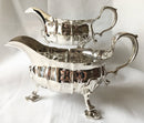 Georgian, George II, pair of silver sauce boats. London 1741 John Pollock. 27 troy ounces.