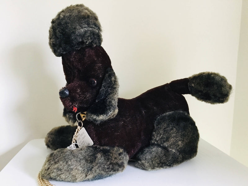 Vintage Novelty Poodle Dog With Radio A/F