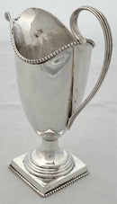 Georgian, George III, Old Sheffield Plate Helmet Shape Cream Jug, circa 1780 - 1800.