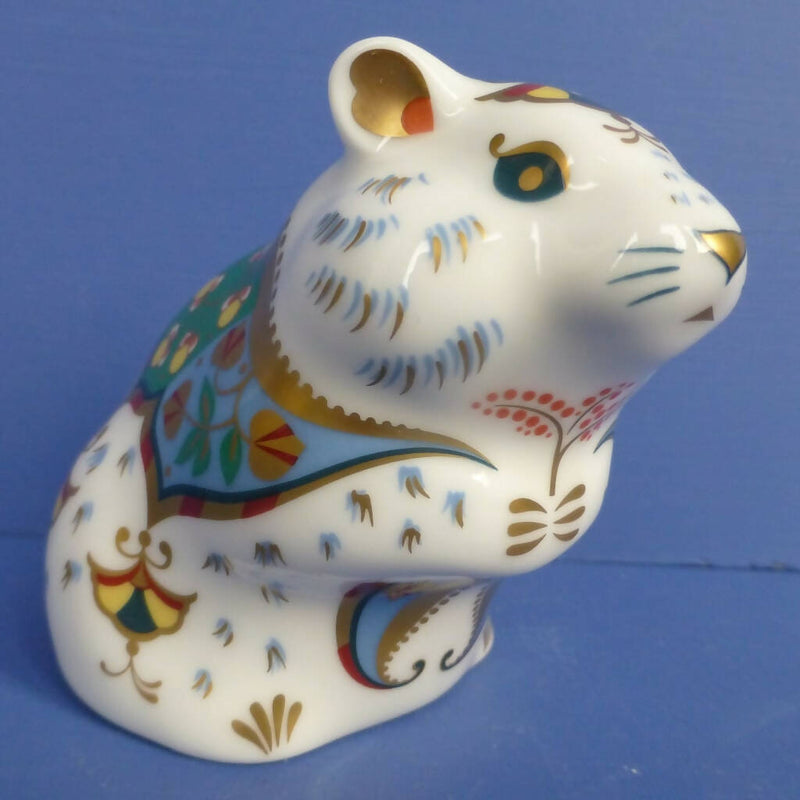 Royal Crown Derby Paperweight - Hamster