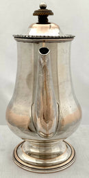 Georgian, George IV, Old Sheffield Plate Coffee Pot, circa 1820.