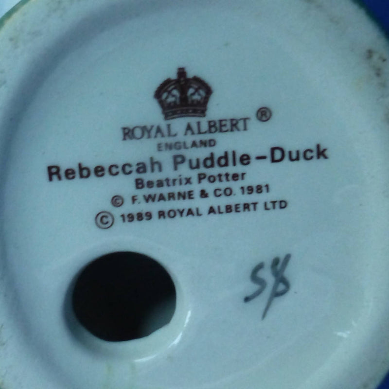 Royal Albert Beatrix Potter Figurine - Rebeccah Puddleduck (Boxed)