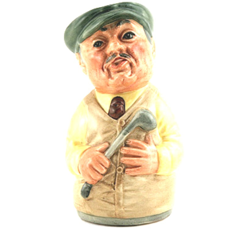 Royal Doulton Doultonville Toby Jug - Major Green The Golfer D6740