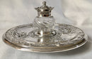 Victorian Neoclassical Silver Plated Inkstand. Elkington, 1876.