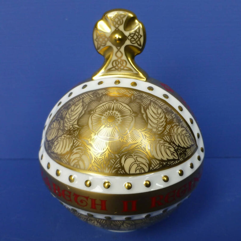 Royal Crown Derby Limited Edition Paperweight - H.M. Queen Elizabeth II Coronation Orb (Boxed)