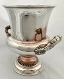 Late Georgian Old Sheffield Plate Campana Form Wine Cooler, circa 1820 - 1840.