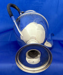 George III Style Silver Plated Pedestal Coffee Pot, circa 1890 - 1910.