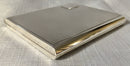 Asprey, George V, silver cigarette case. London 1929 Asprey & Co. Ltd. 3.6 troy ounces.