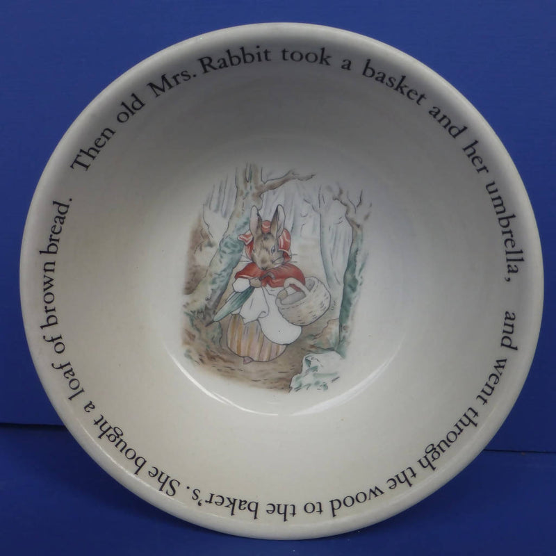 Wedgwood Beatrix Potter Mrs Rabbit Cereal Bowl