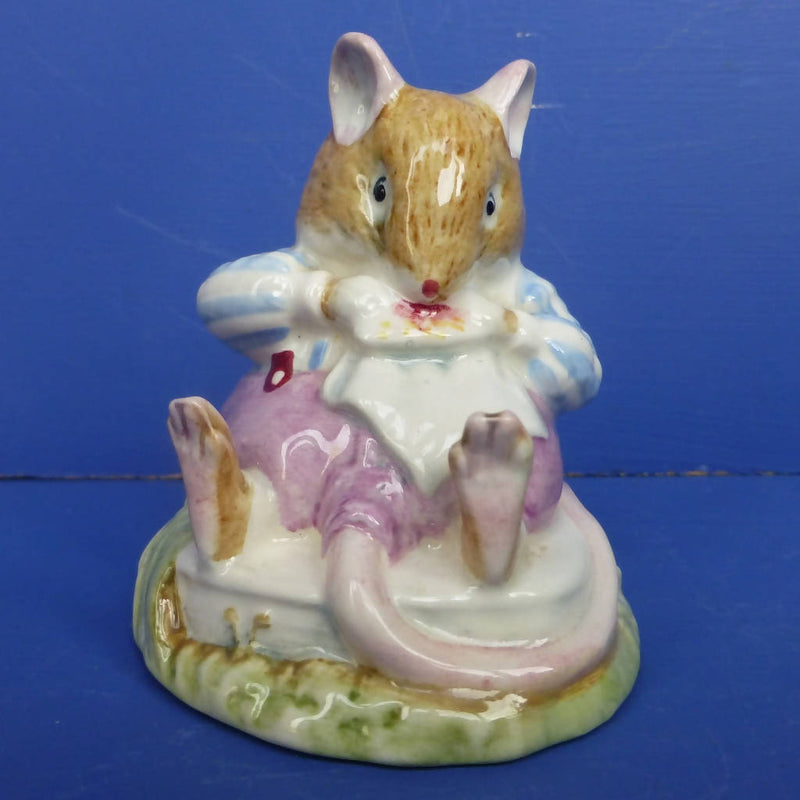 Royal Doulton Brambly Hedge Rude Mr Toadflax DBH10A (Tail at front, with cushion)