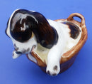 Royal Doulton Dog - Cocker Spaniel Dog Chewing Handle of Basket HN2586