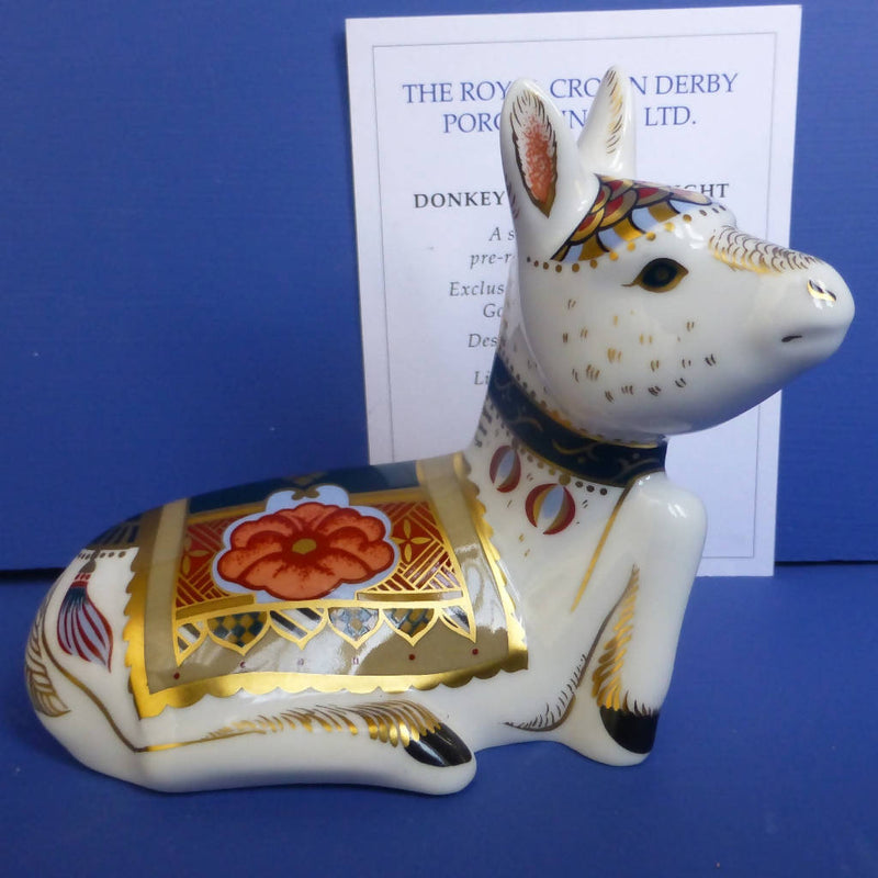 Royal Crown Derby Signature Edition Paperweight - Holly The Donkey Foal (Boxed)