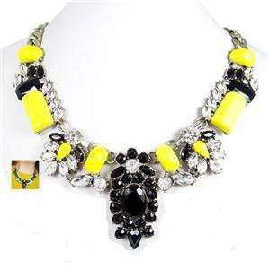 Black and Yellow Necklace