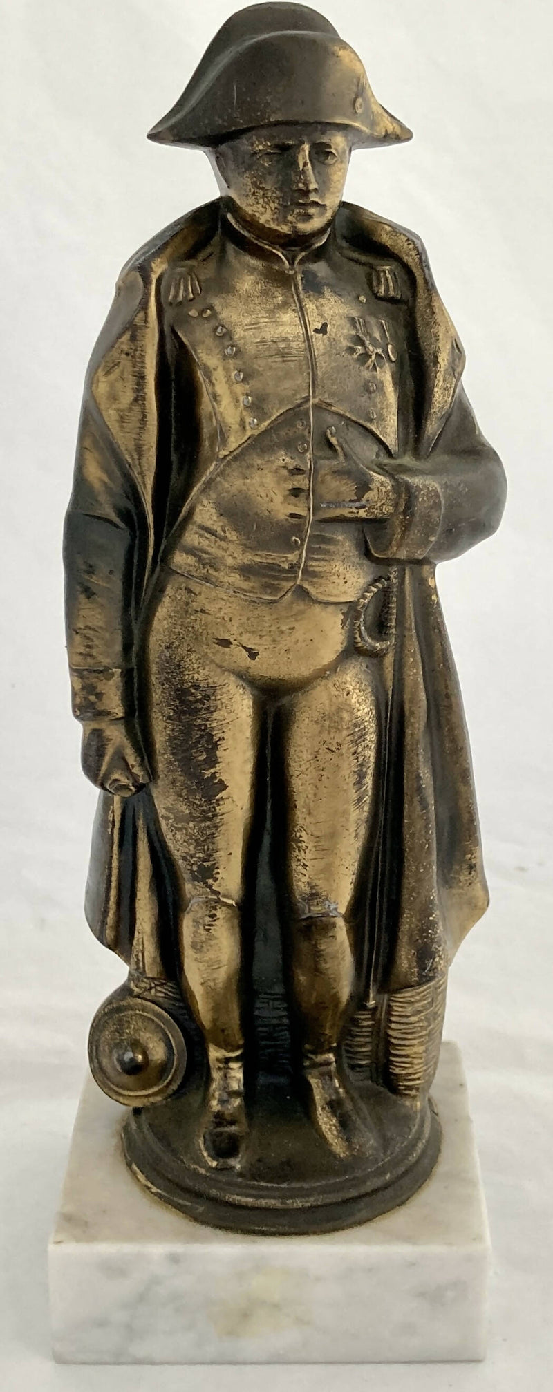 A Gilt Metal Statue of Napoleon Bonaparte.
