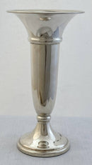 Elizabeth II Silver Vase. Birmingham 1977 Broadway & Co. (Jubilee Mark).