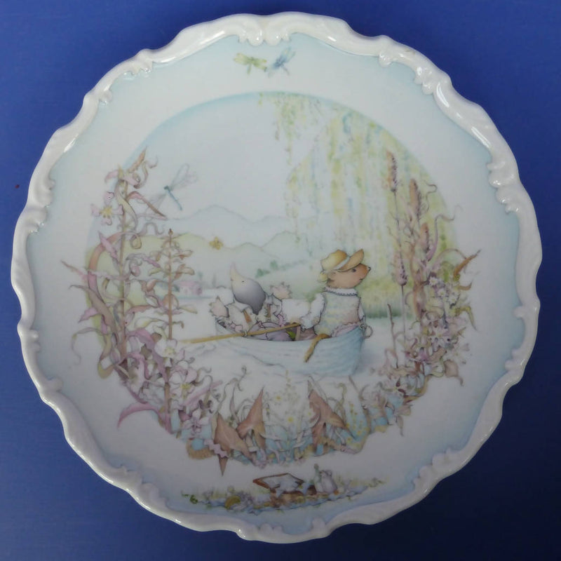 Royal Doulton Wind In The Willows Plate Ratty And Mole Go Boating