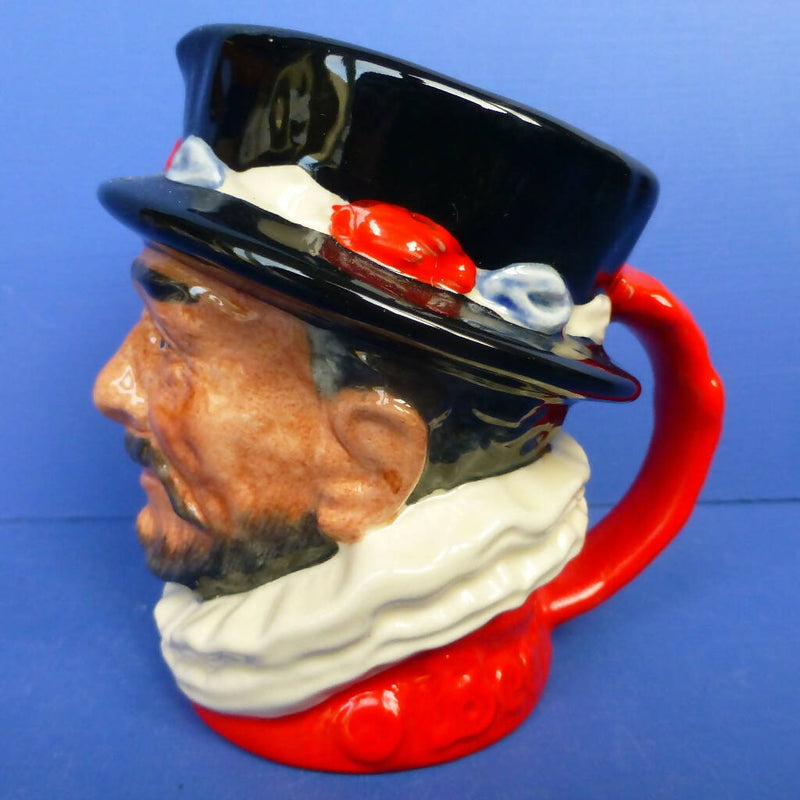 Royal Doulton Small Character Jug - Beefeater (Scarlet) D6233