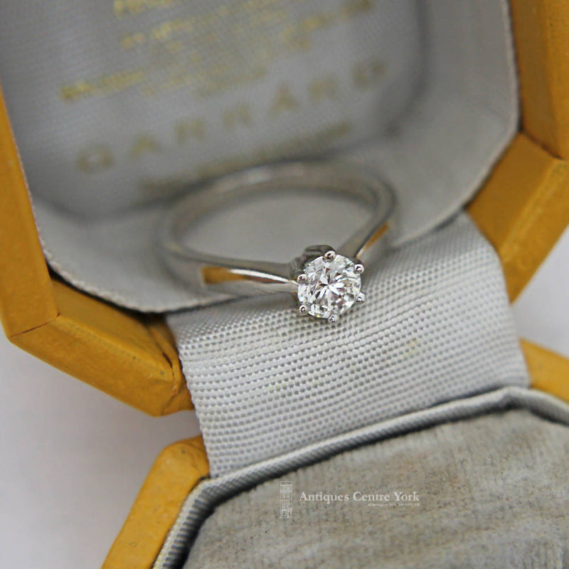 Platinum Certified 0.57ct Diamond Solitaire Ring