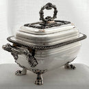 Georgian Old Sheffield Plate Sauce Tureen & Cover, circa 1810 - 1830.
