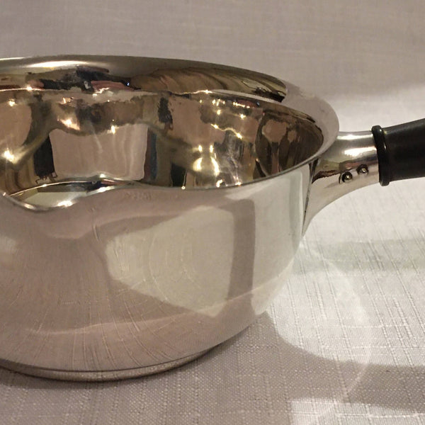 Danish 830 silver sauce pot by Carl M Cohr of Fredericia. Assay mark o