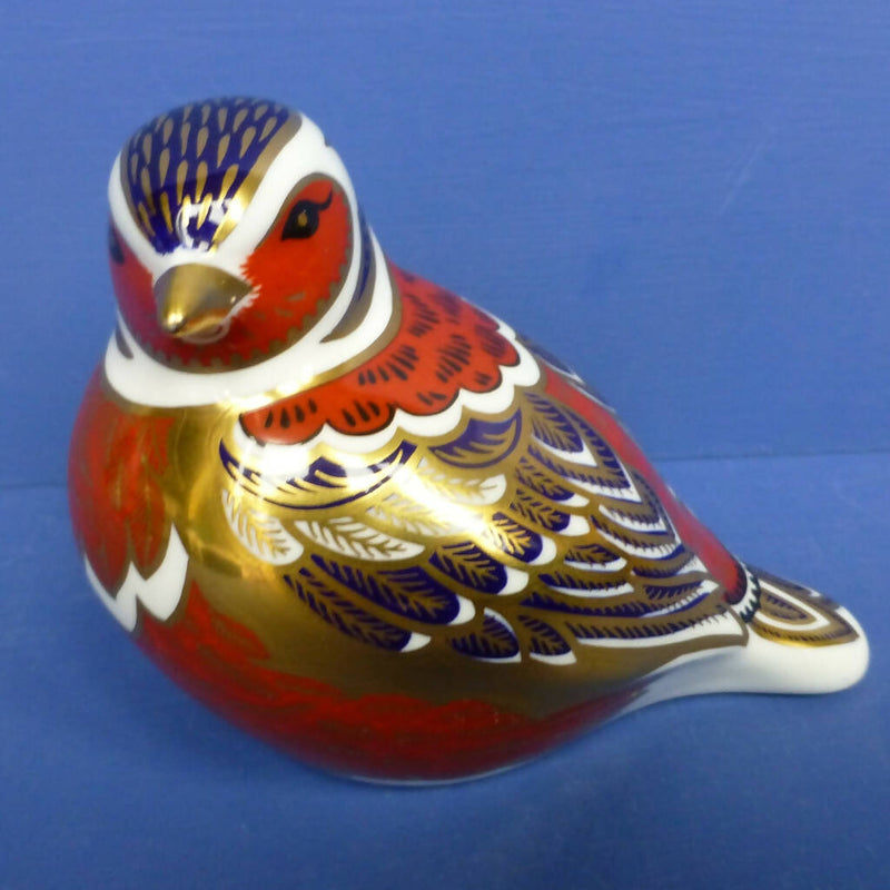 Royal Crown Derby Paperweight Chaffinch