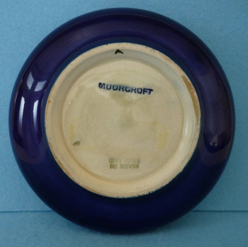 A Moorcroft Inverted Rim Bowl in the Columbine Pattern