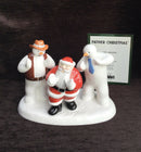 Coalport snowman figure Coalport Father Xmas figure Coalport Line Dancing Limited edition