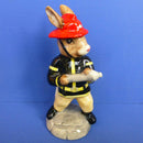 Royal Doulton Limited Edition Bunnykins Figurine - American Firefighter Bunnykins DB268