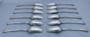 Georgian, George II, set of Twelve Scottish Silver Tablespoons. Edinburgh 1754 Lothian & Robertson. 27 troy ounces.
