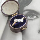 18ct Diamond 3 Stone X-Over 0.50ct apx