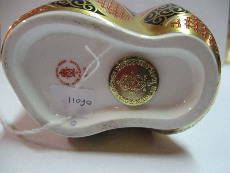 Royal Crown Derby Paperweight- Snake