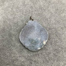 Silver plated football medal