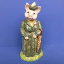 Beswick English Country Folk Figurine - Lady Pig EC8