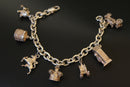 Buckingham Palace Silver Charm Bracelet