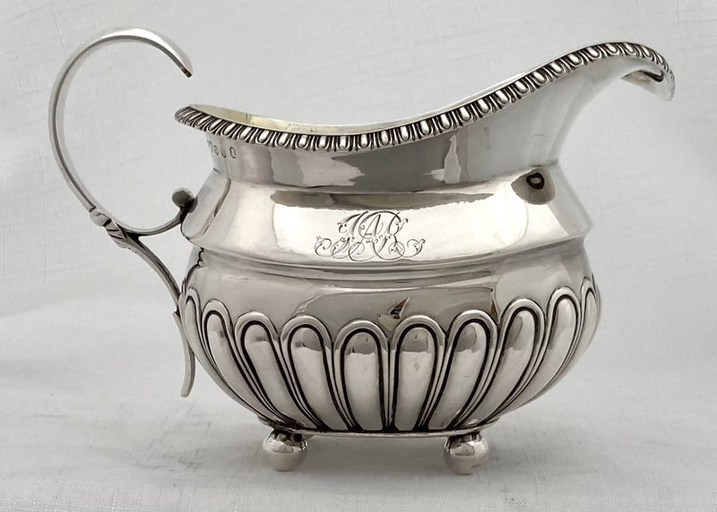 Georgian, George III, Scottish silver tea service. Edinburgh 1811 James McKay. 42 troy ounces.