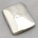 Edwardian Silver Cigarette Case. London 1904 Charles & George Asprey. 1.6 troy ounces.