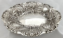 Victorian Foliate Repousse Silver Dish. London 1889, Sibray, Hall & Co 243 grams.